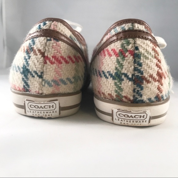 Coach Tattersall Wool Sneakers - Picture 7 of 8